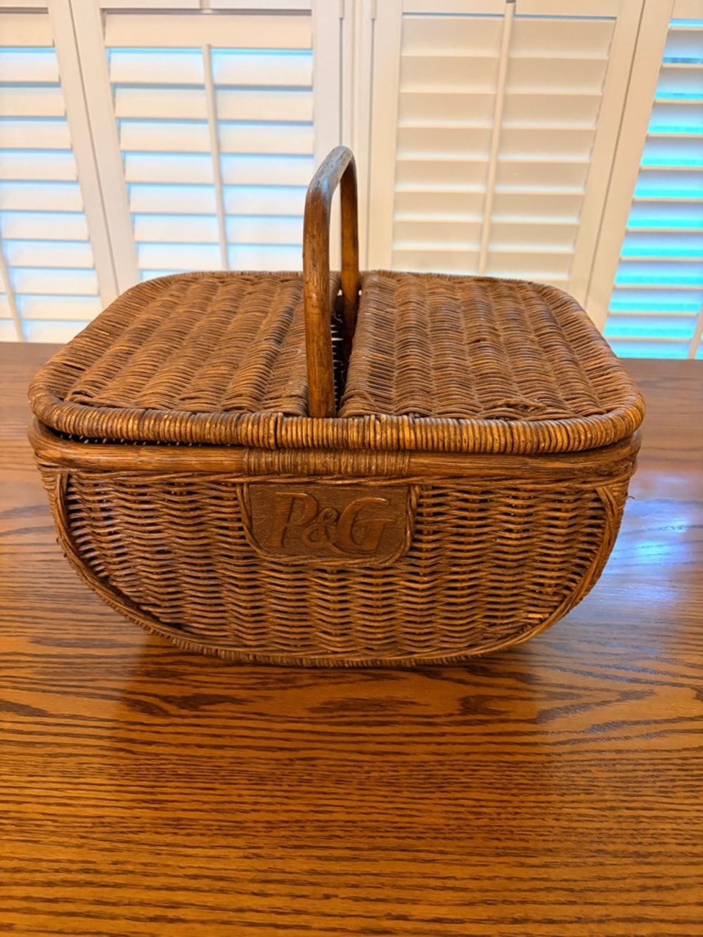 Vintage Proctor & Gamble Wicker Basket